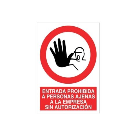 SeÑal poliestireno 420x297mm.
