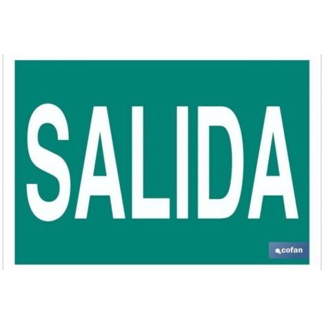 SeÑal luminescente 420x297mm.