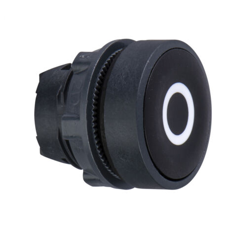 Tête de bouton poussoir Schneider Electric Noir, Momentané, Ø découpe 22mm, Harmony XB5 ( Prix pour 1 ) (1/3)