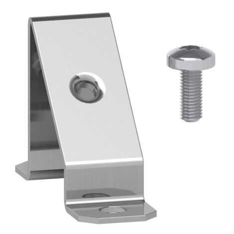 Supports de fixation pour rail 45d avec angle de 45° et matériau résistant. (1/4)