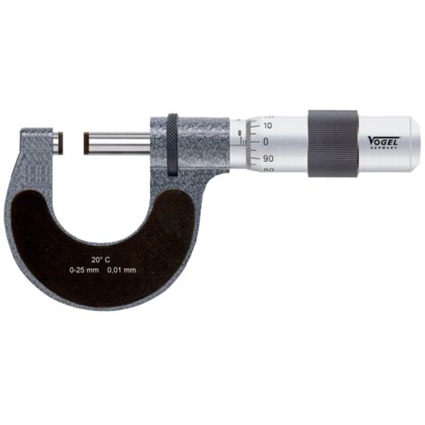 VOGEL 231333 - Micromètre extérieur haute précision DIN 863 - Capacité 75:10 mm (1/2)