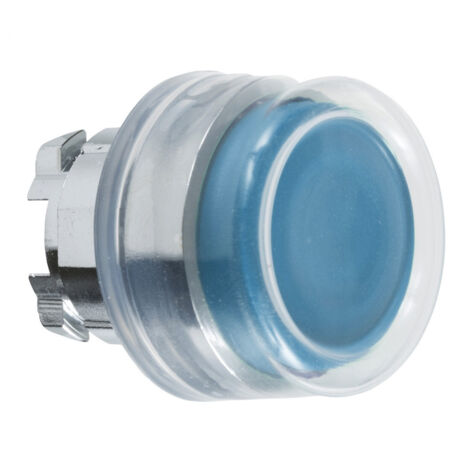 Harmony tête de bouton poussoir + capuchon IP69K - Ø22 - bleu - ZB4BP6 (1/4)