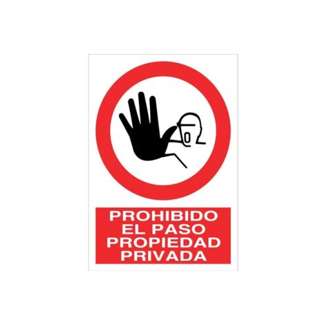 SeÑal poliestireno 420x297mm