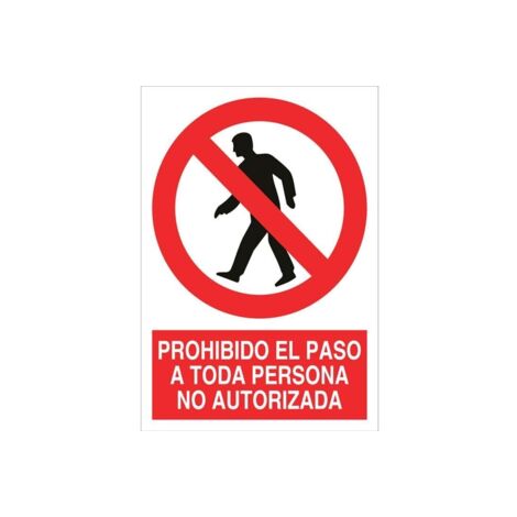 SeÑal poliestireno 148x105mm.