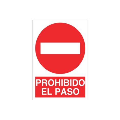 SeÑal adhesivo 210x148mm.