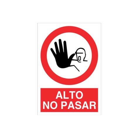 SeÑal poliestireno 297x210mm.