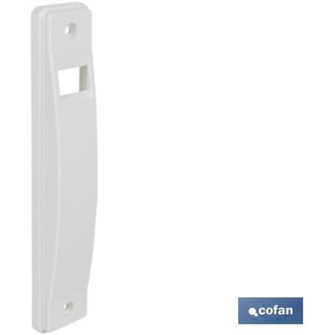 Enjoliveur pour l'enrouleur de volet roulant Valable pour sangles de volet roulant différentes Fabriqué en PVC blanc de haute qualité (1/4)