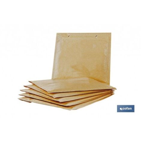 Pack de 5 sobres kraft con burbuja 200x275 mm