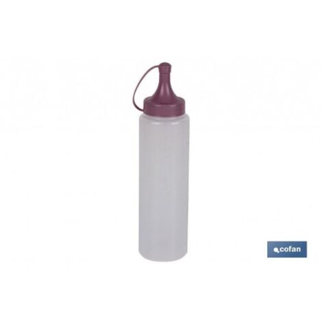Pack de 12 unités bouteille d'huile modèle Albahaca 500 ml rose pâle