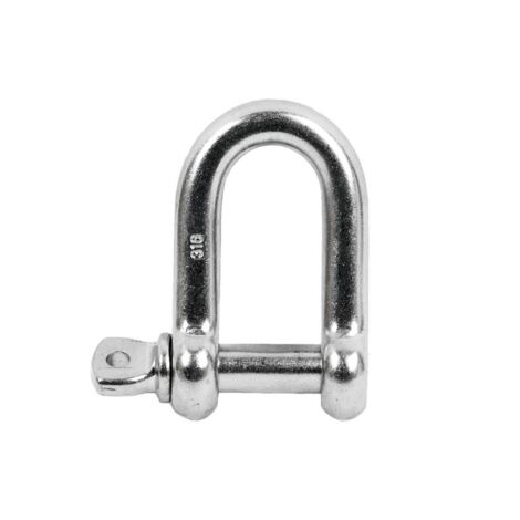Grillete recto m-18 zincado