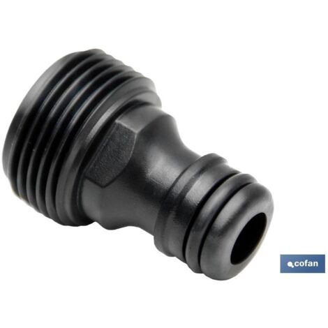 Adaptateur en polypropylène avec filetage mâle 3/4 de pouce Convient pour tuyau Idéal pour le jardinage