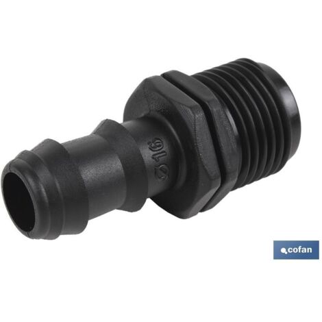 Raccord d'accouplement mixte pour arrosage par goutte à goutte ou aspersion de filetage 3/4