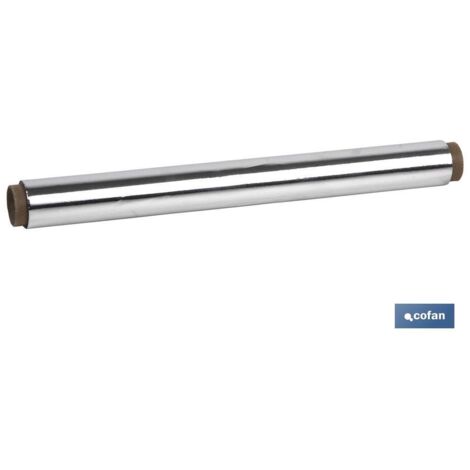 Papier aluminium domestique 16m avec étui de coupe
