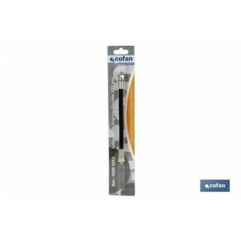 Flexible de graissage 225 mm avec filetage 1/8 gaz (1/2)