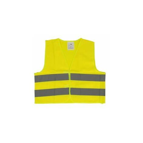 Gilet Haute Visibilité Enfant Tomamu – Bandes 3M Réfléchissantes + Scratch – Sécurité Jour & Nuit