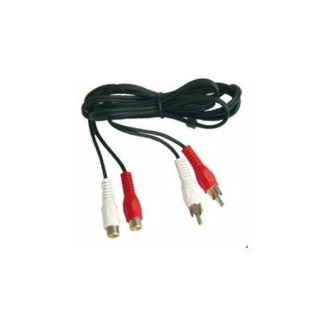 AUDIO AUX 3.5MM MALE TO DOUBLE JACK 6.5MM MALE MONO CABLE 5MT AJACK-03