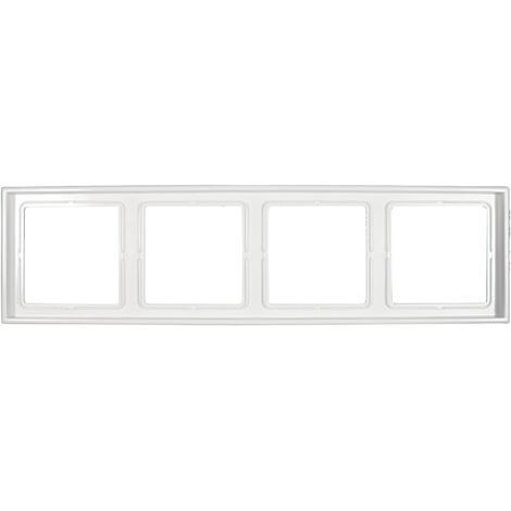 Jung 4fach Rahmen LS 990 blanc alpine cadre interrupteur