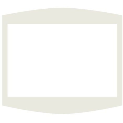 Garniture BLANCHE pour cadre BJC Coral 21600 (1/3)
