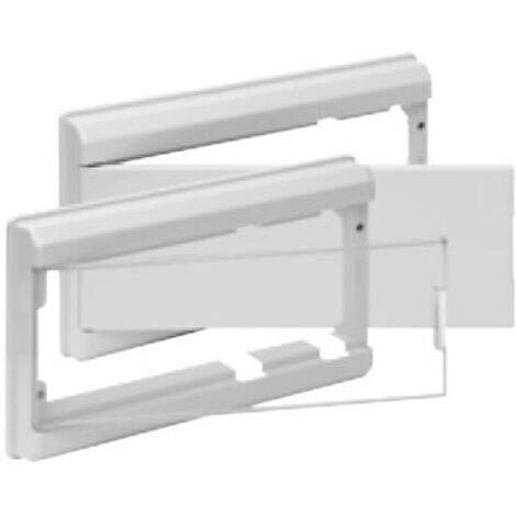 Cadre et porte BLANC pour panneau électrique ICP + 12 ou 18 éléments Solera 5223B