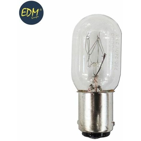 Ampoule incandescente pour machine à coudre à baïonnette 25w