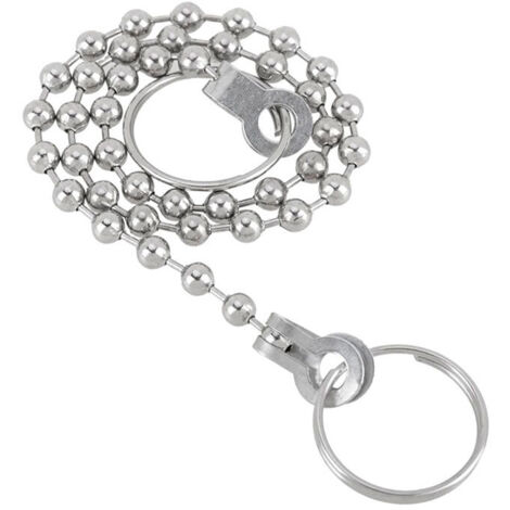 Chaîne à billes chromée pour baignoire 45 cm (1/2)