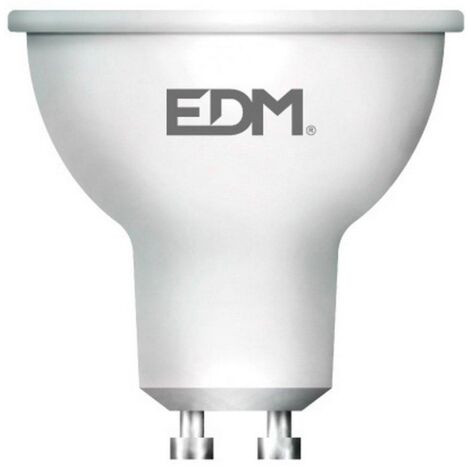Ampoule LED EDM Dichroïque GU10 7W 550lm 3200K Lumière Chaude 45° Ø5x5,5cm (1/2)