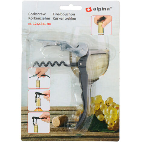 Tire-Bouchon Zwilling Sommelier – Acier Inox 18/10, Design Élégant, Mèche Trempée, 19 Cm, Ouverture Capsules Facile