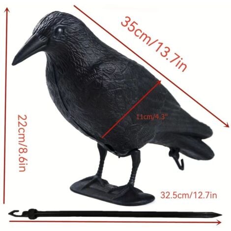 Corbeau anti-oiseaux 36x13x18cm