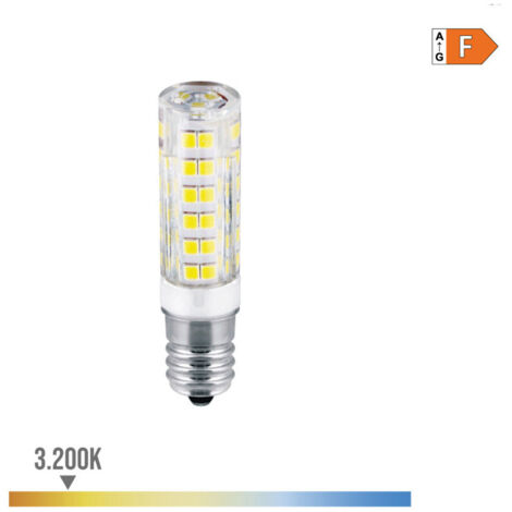 Ampoule LED Tubulaire EDM E14 4,5W 450lm 3200K Lumière Chaude Ø1,6x6,6cm (1/3)