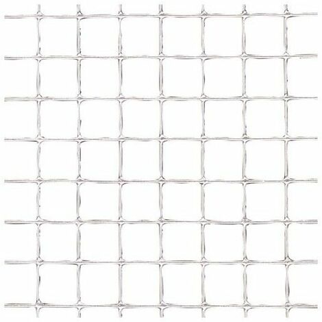 Treillis électrosoudé galvanisé 6x6 mm – Rouleau 25 mètres – Épaisseur fil 0,6 mm – Résistant à la corrosion – Usage clôtures et travaux manuels – Saturnia (1/2)