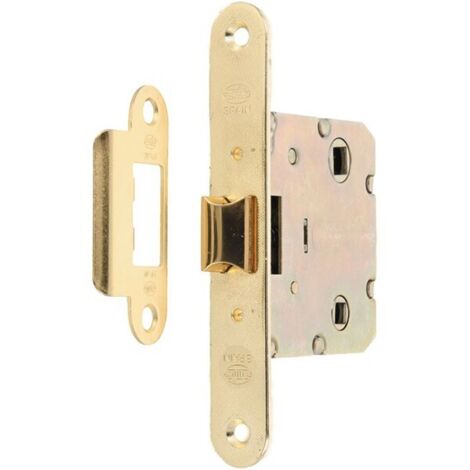 Loquet Wolfpack 2000- 50 Bord rond en fer plaqué laiton (1/2)