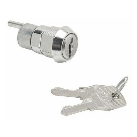 Serrure de meuble pour tiroir clé excentrique 336 mm. chrome