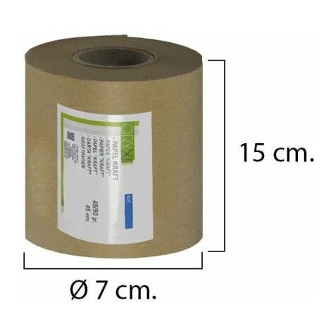 Lot De 2 Rouleaux Papier Kraft 50 Cm X 250 M - Papier Calage Rembourrage Emballage - 80 G/m² Recyclé 100%