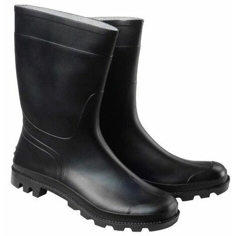 Bottes basses en caoutchouc, noires, t. 44