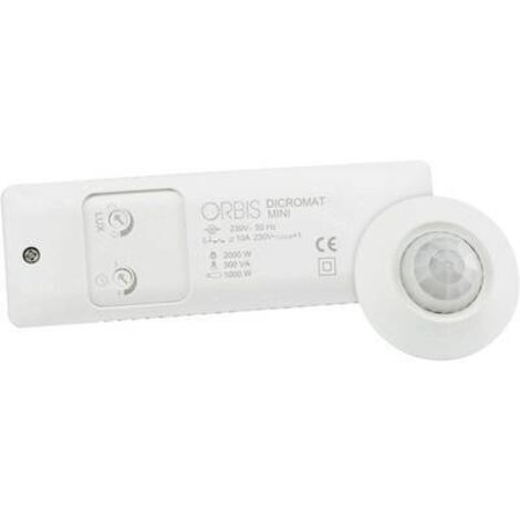 Détecteur de mouvement encastré 360º Orbis Dicromat Mini OB133512 (1/2)