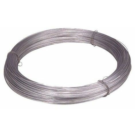 Wolfpack – Fil de fer galvanisé 5 kg – Diamètre 3,4 mm – Pour travaux de construction et installations électriques – Résistant à la rouille
