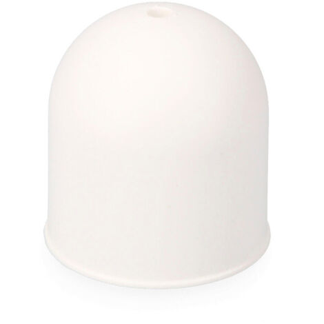 EDM – Rosace blanche 7,5 cm en plastique durable – Emballée individuellement – Compatible luminaires standards – Installation rapide
