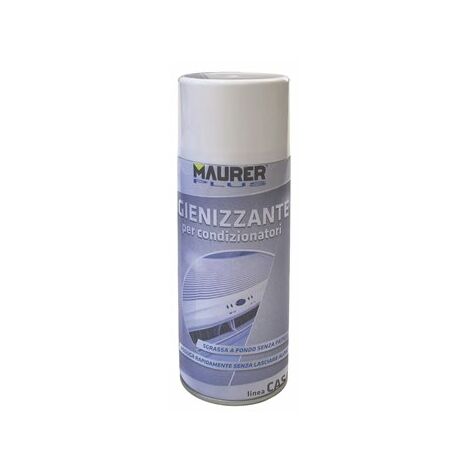 Maurer – Spray désinfectant pour climatiseur 400 ml – Élimine les odeurs – Parfum agréable – Application sécurisée avec gants et masque
