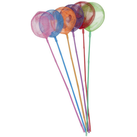 4 épuisette ø 17 Cms Bambou. Longueur 90 Cms. Plusieurs Couleurs Disponibles.