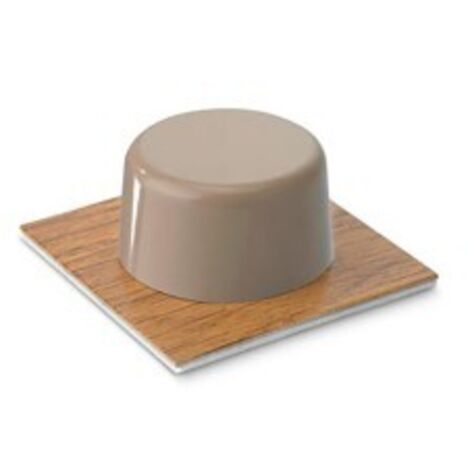 Bouchon adhésif parquet beige Blister 2 unités INOFIX (1/2)