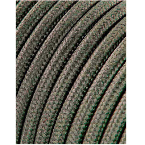 Câble cordon tubulaire 2x0,75mm c63 gris foncé 5mts (1/2)