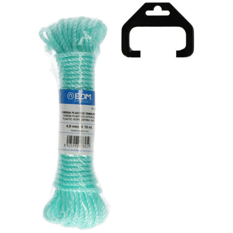 Écheveau de corde plastique EDM 10m vert (1/3)