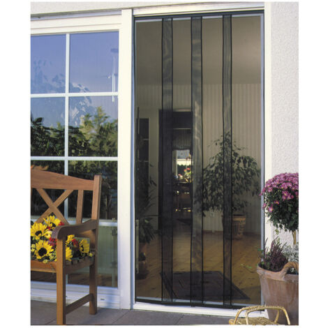 Rideau moustiquaire standard Anthracite 100x220cm (1/2)