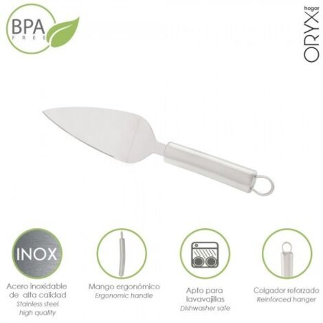 Spatule à gâteau en acier inoxydable 5,5 x 26,5 (Alt.) cm. (1/2)