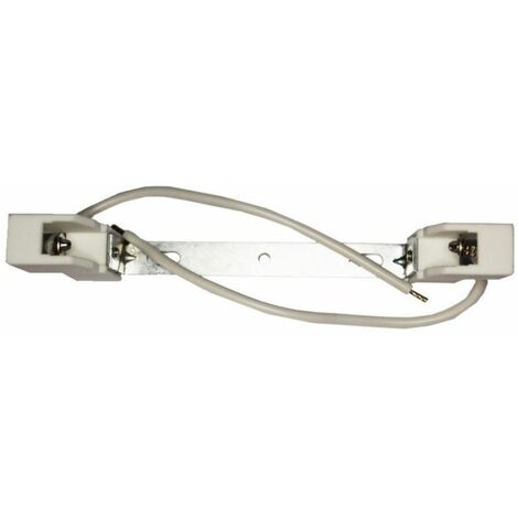 Support de lampe halogène linéaire 117 mm – Installation facile – Matériau durable – Compatible avec ampoules halogènes (1/2)