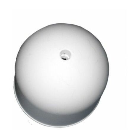 EDM – Rosace de plafond blanche 7,5cm – Plastique durable – IP20 pour lampes suspendues – Finition esthétique et propre