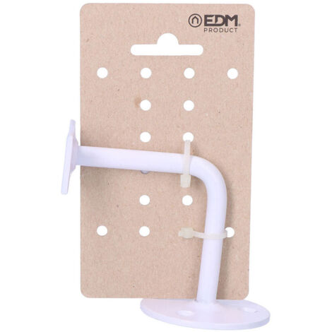 Support de garde-corps blanc 3 vis EDM