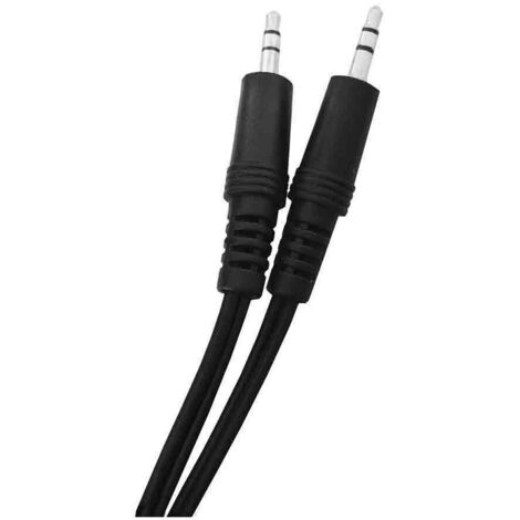 Connexion audio Prise mâle stéréo 3,5 mm vers prise mâle stéréo 3,5 mm 1,5 m EDM (1/3)