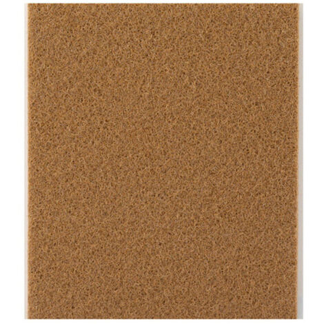 Pack 1 adhésif synthétique feutre marron 100x85mm Plasfix INOFIX (1/3)