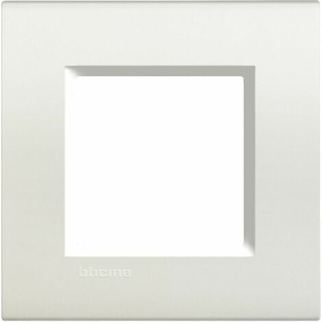 Assiette carrée Livinglight blanche 2 modules LNA4802BI